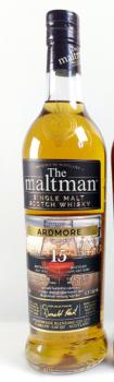 Ardmore 2010 - 15 Jahre ex Laphroaig Cask No. 8351 mit 55,9% von The Maltman - single Malt scotch Whisky